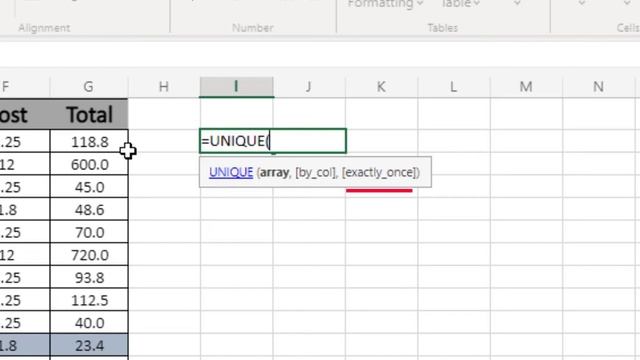 Обзор новой функции в Microsoft Excel 365 - UNIQUE. смотреть онлайн