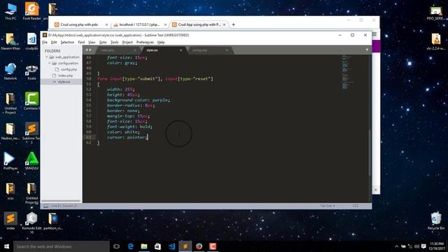 How to create CRUD App using php with PDO (Insert data into the Database) смотреть онлайн