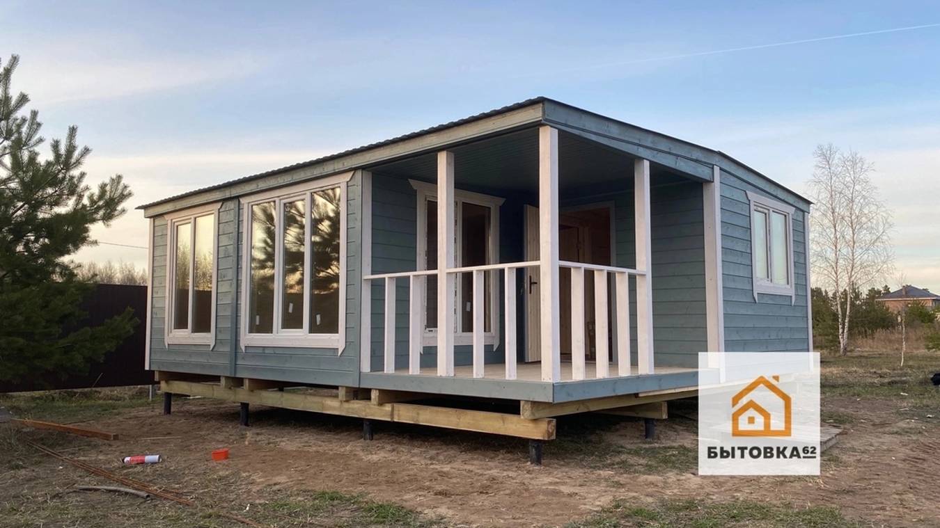 Модульный дом 6х6.9метра. Мини дом. Дачный дом. смотреть онлайн