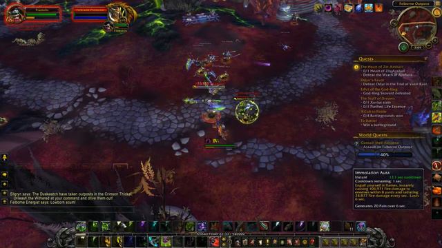 World of Warcraft Contain Their Advance Suramar Legion World Quest Guide смотреть онлайн