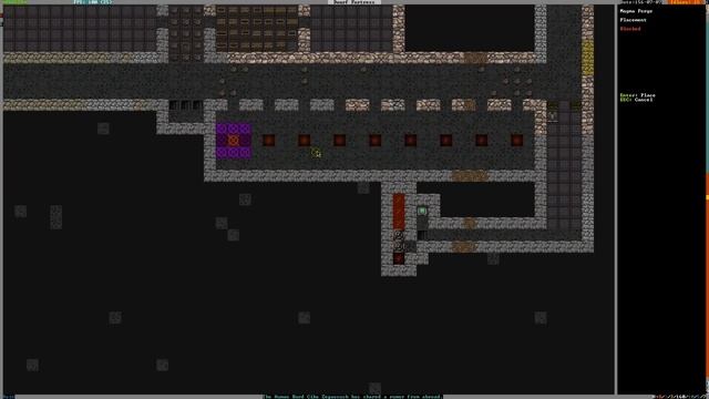 Dwarf Fortress гайд-плей для новичков - часть 342. Поднимаю насосами лаву магма-кузницы. DF 202