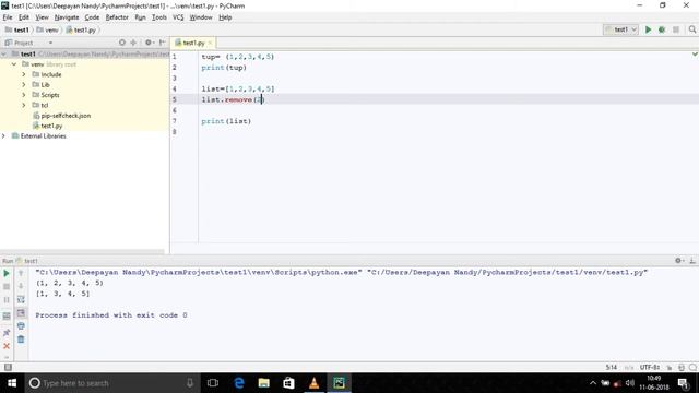 List , tuples and Dictionary in python [hindi] смотреть онлайн