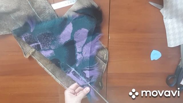 Горжетка (съемный воротник)-шарф для пальто или жакета. смотреть онлайн