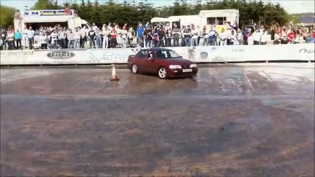 Ford Sierra burnout drift смотреть онлайн