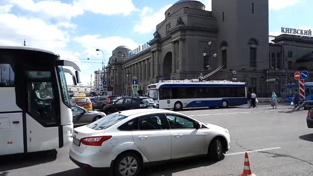 Москва. Организация дорожного движения. Часть 6. Киевский вокзал смотреть онлайн