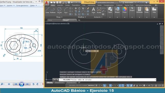 AutoCAD Básico - Ejercicio 15 смотреть онлайн