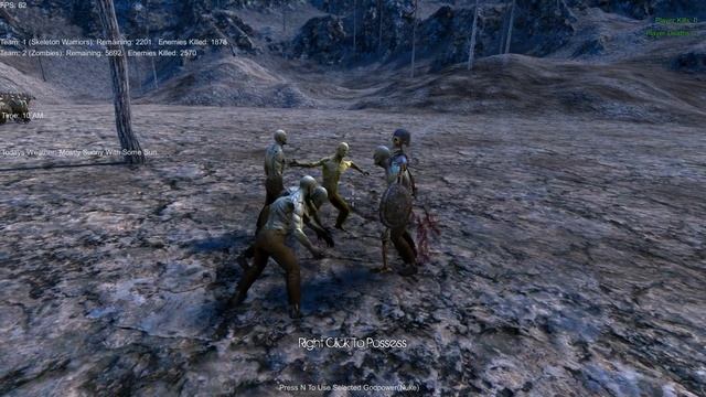 5000 Zombies vs 5000 Skeleton Warriors - Ultimate Epic Battle Simulator смотреть онлайн