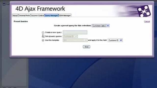 4D Ajax Framework: Preset Queries Pt. 1 смотреть онлайн