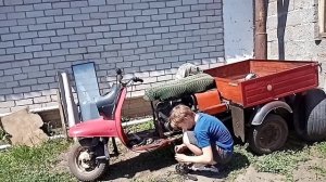 ПОМЕНЯЛ СЦЕПЛЕНИЕ НА МУРАВЕВЬЕ (ремонт муравья)