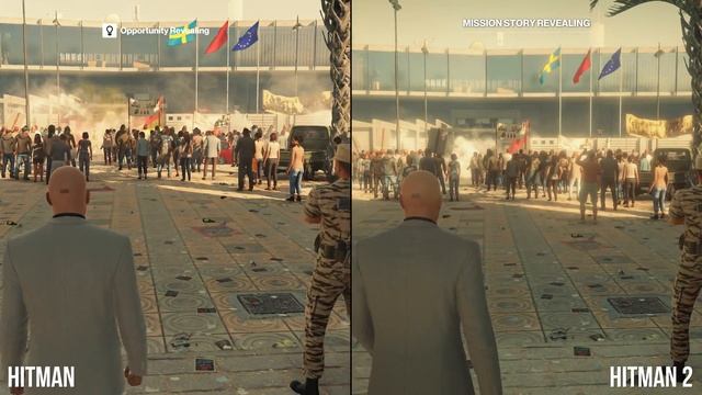 [4K] Hitman 2 vs 1 Engine Graphics Upgrade! - IO Interactive Improves Its Tech смотреть онлайн
