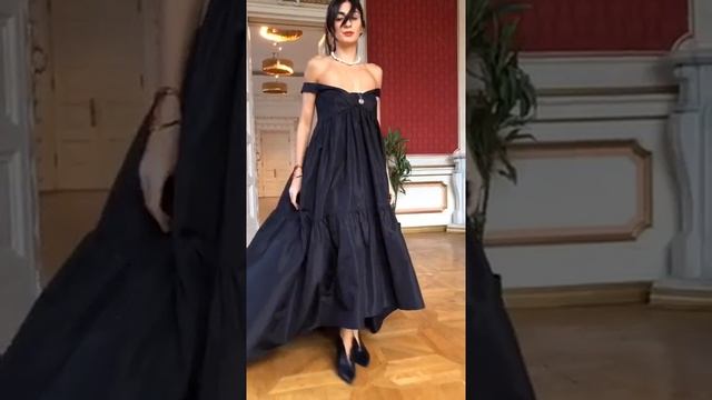 ШЕЛКОВЫЙ САРАФАН А-СИЛУЭТА смотреть онлайн