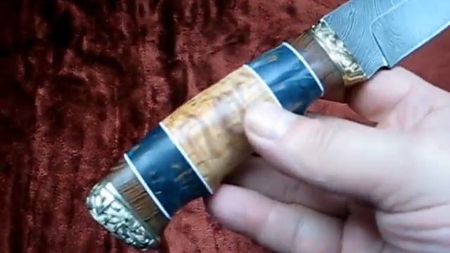 Нож "Витязь" (дамасская сталь) смотреть онлайн