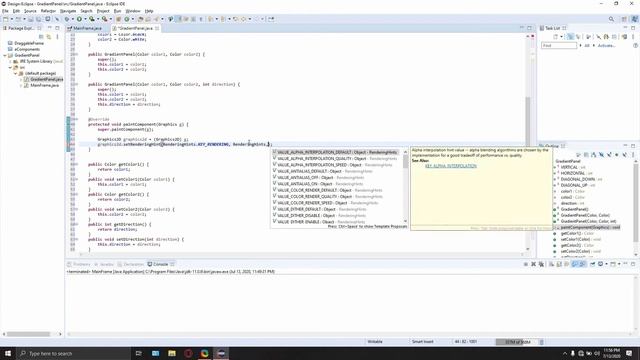 Java Swing Tutorial - Gradient Background JPanel смотреть онлайн