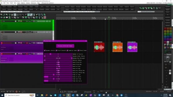 The Granulator: A Granular Processing Worfklow In Reaper