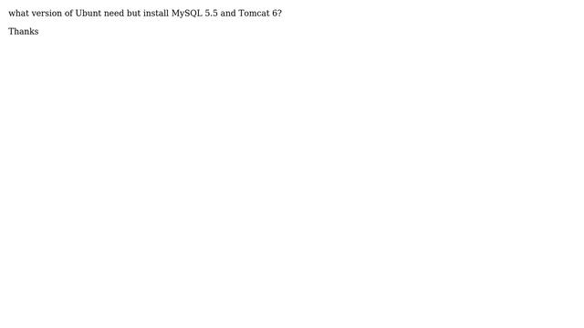 Ubuntu: Install MySQL 5.5 and Tomcat 6 смотреть онлайн