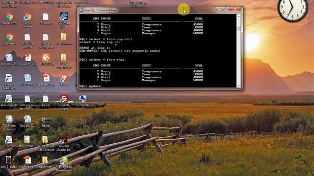 How to implement SELECT, INSERT, UPDATE & DELETE (DML) Commands in Oracle 10g Database. смотреть онлайн