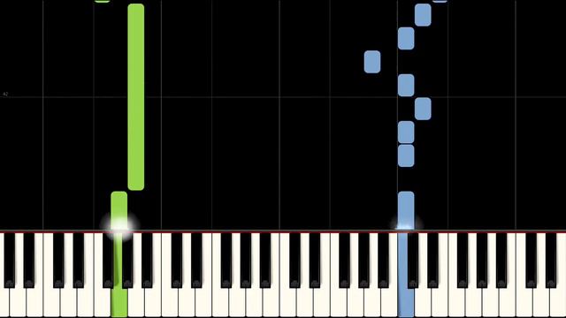 Alan Walker - Faded - ALL WHITE KEYS - Piano Tutorial смотреть онлайн