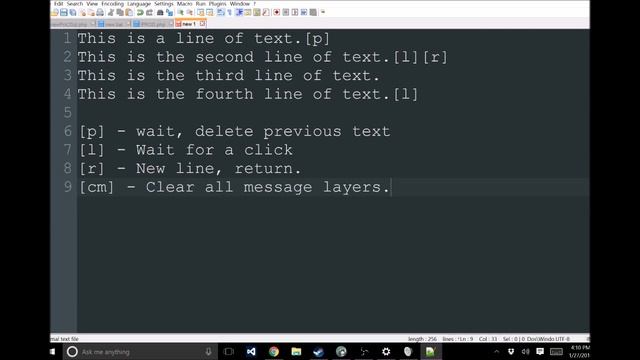[Tutorial] Tyranobuilder 05 - Using TyranoScript Node for Text and Macros смотреть онлайн