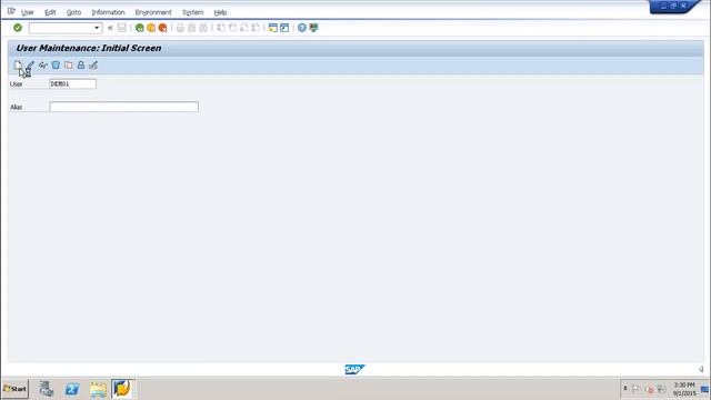 SAP Basis - Creating a New User смотреть онлайн