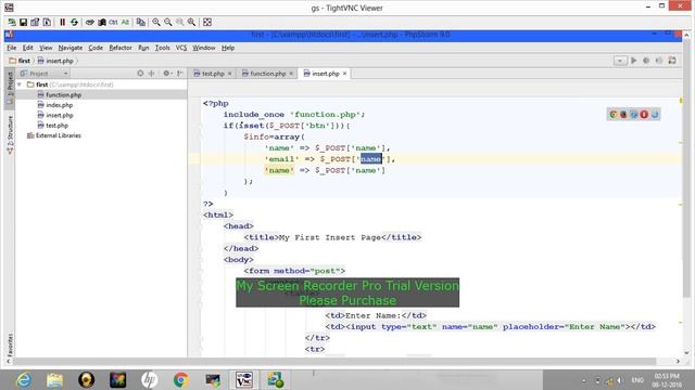 Insert data using array in php Mysql смотреть онлайн