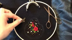 Винтажный кошелёк с фермуаром