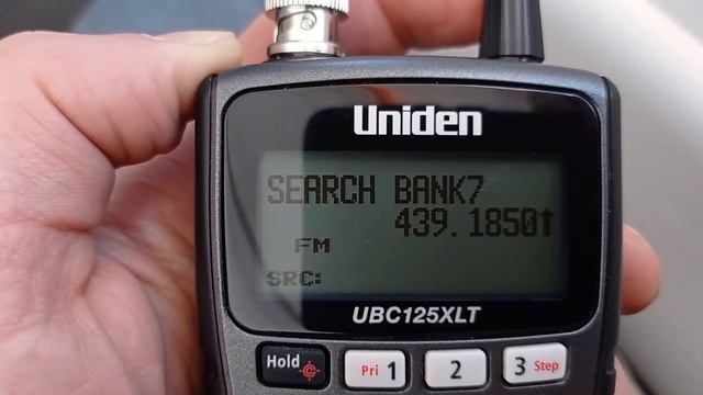 Uniden UBC125XLT. Прием UHF диапазона во время полета. UHF band reception during flight. смотреть онлайн