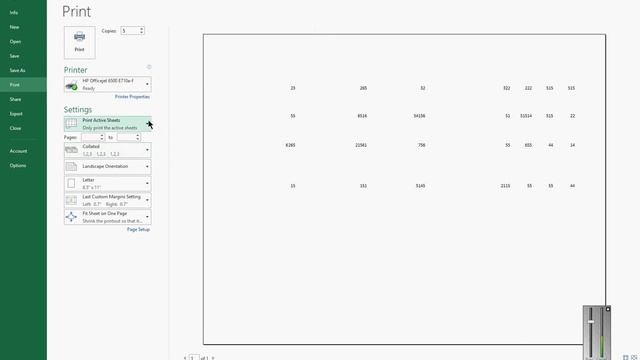 How to print specific sheets in Microsoft Excel 2013 смотреть онлайн