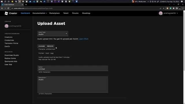 How Do You Upload Audio To Roblox After (2023) Tutorial смотреть онлайн