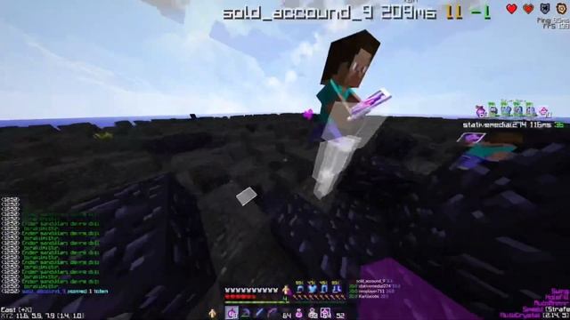 Crystal Pvp On Sti Anarchy // кристалл пвп с 0 Iq типами
