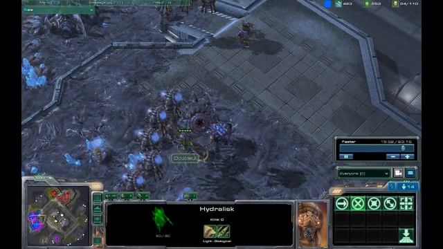 SC2 - Beta - Infestor in action смотреть онлайн