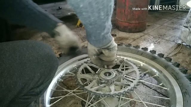 KAYO K1 замена ведомой звезды на скоростную!!! смазка подшипников! смотреть онлайн