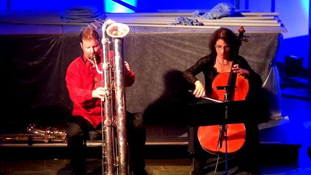 "Asturias" for Cello and Tubax in Bb (Subcontrabass Saxophone) смотреть онлайн