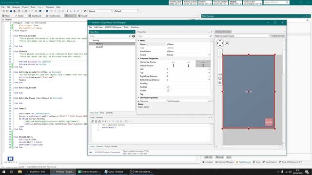 Tutorial B4A (Basic 4 Android) - Insert, Update, Delete with SQL SERVER (PART 6) смотреть онлайн