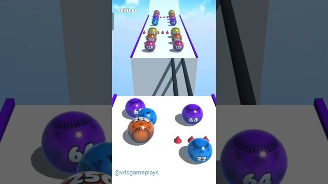 Ball Merge 2048 ! Ball Run Game All Levels Gameplay (79-83) android, iOS by@VDSGameplays смотреть онлайн