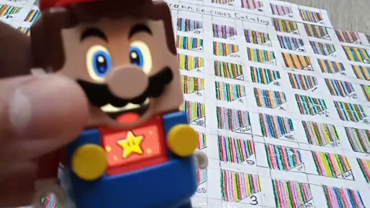 Lego Super Mario all draw barcodes check in my catalog. 1 year of my channel special video! смотреть онлайн