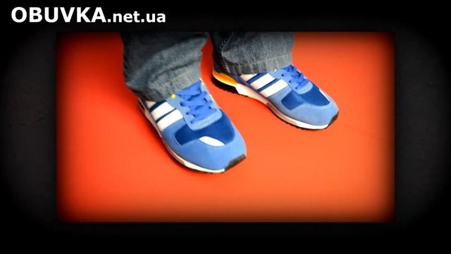 Мужские кроссовки Adidas ZX 700 голубые смотреть онлайн