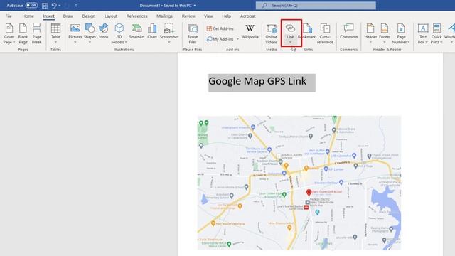 Microsoft Word: How To Hyperlink GPS Coordinates Of A Location In A Word Document | 365 | *2023 смотреть онлайн