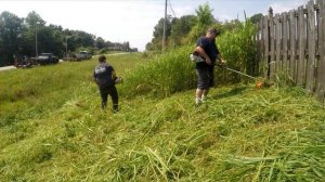 STIHL FS 560 C-EM DESTROYS God Like Grass