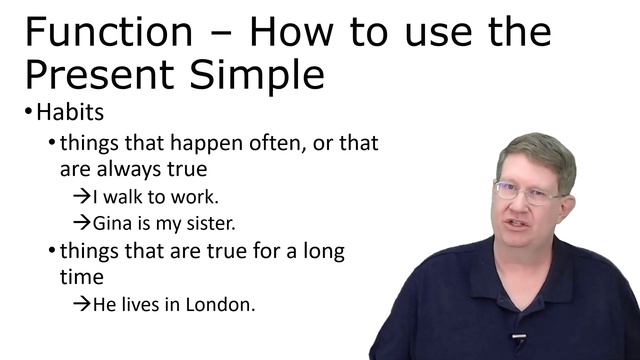Present Simple Verb Tense смотреть онлайн