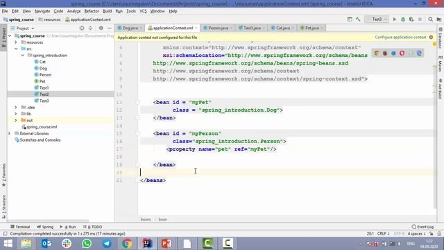 Урок 8 - Dependency Injection с помощью сеттера (Spring для Начинающих) смотреть онлайн