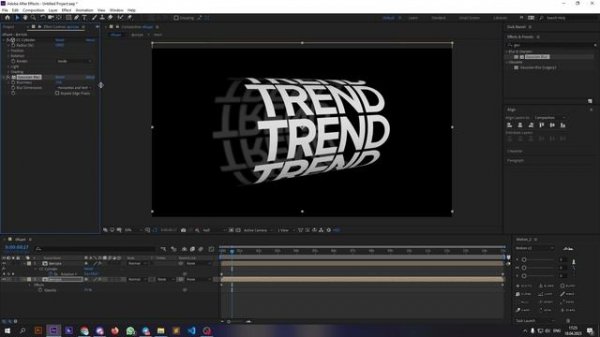 ТРЕНДОВАЯ АНИМАЦИЯ AFTER EFFECT 2023/ПОШАГОВЫЙ ТУТОРИАЛ