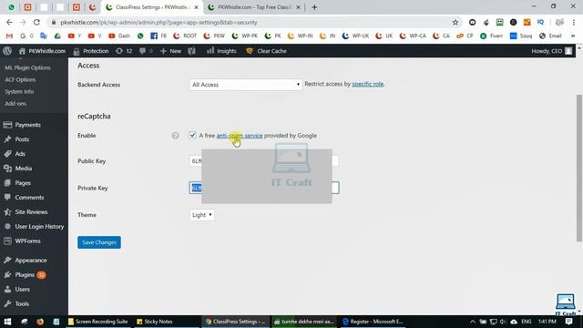 Free WordPress Course #24 - How to Add Google reCaptcha security on Registration/Login/Contact Form смотреть онлайн