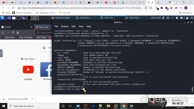 Tryhackeme Attacktive Directory Walkthrough #CTF #TRYHACKME #KALILINUX #CEHV11 смотреть онлайн
