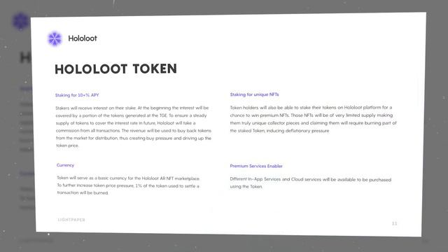 Hololoot : AR Metaverse NFT Generator and Marketplace | IGO на Seedify и EnjinStarter🔥 смотреть онлайн