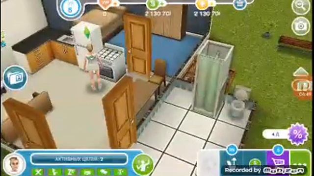 Первое видео/Игра Симс/Симс с самого начала