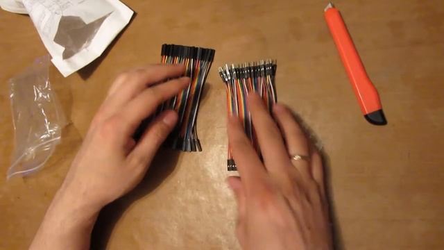 Провода для макетных плат с разъемами Dupont.