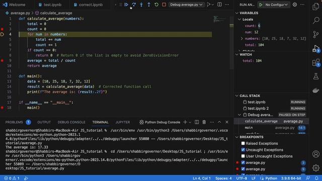 Debugging .py files and .ipynb files with VS CODE смотреть онлайн