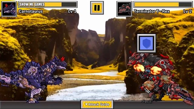 Dino Robot Battle Arena | Dino Robot Terminator T-Rex | All Skins & Motions смотреть онлайн