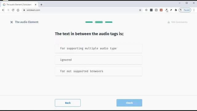 Solo Learn HTML get Certificate | Web Development | The Quick Code смотреть онлайн