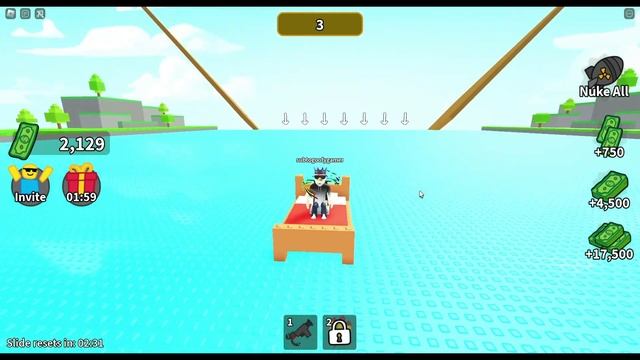 slide down a hill on Roblox! смотреть онлайн